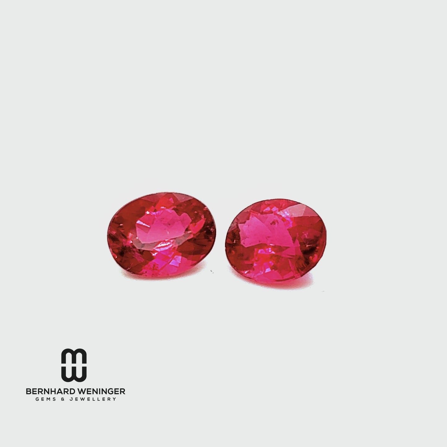 Rubellite und Tansanite - Edelsteinset für Ohrringe